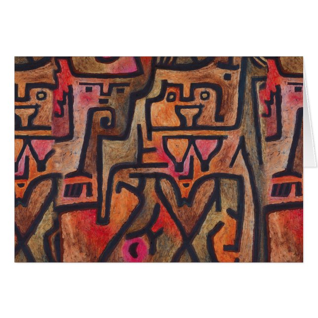 Klee Abstract Forest Expressionist Modern Art (Front Horizontal)