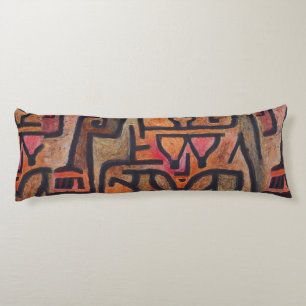 Klee Abstract Forest Expressionist Modern Art Body Cushion