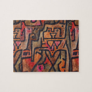 Klee Abstract Forest Expressionist Modern Art Jigsaw Puzzle