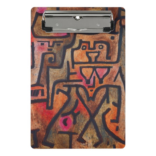 Klee Abstract Forest Expressionist Modern Art Mini Clipboard (Front)