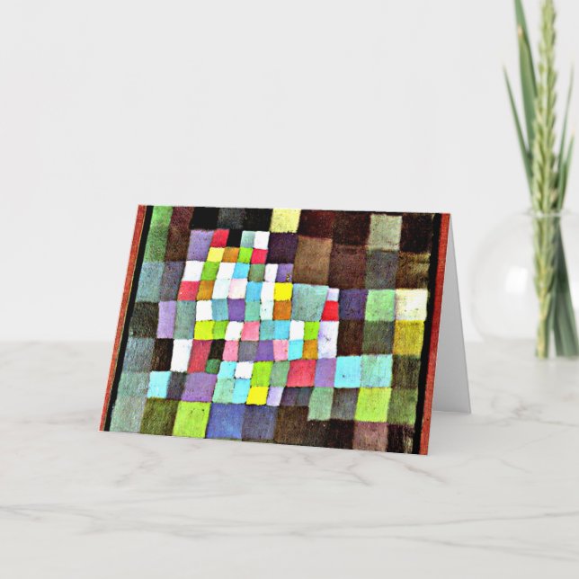 Klee - Abstraction with Reference... Card (Front)