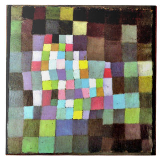 Klee - Abstraction with Reference Ceramic Tile