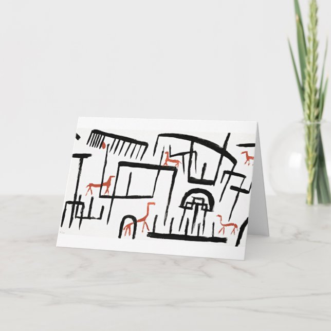 Klee - Animals in an Enclosure Card (Front)