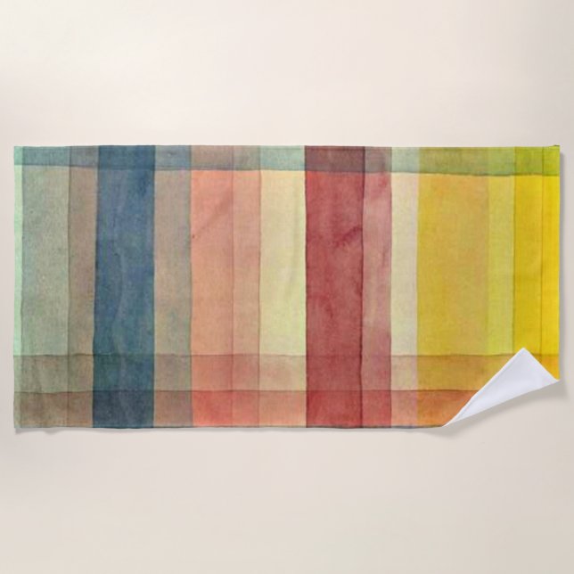 Klee - Architecture of the Plain Beach Towel (Front)
