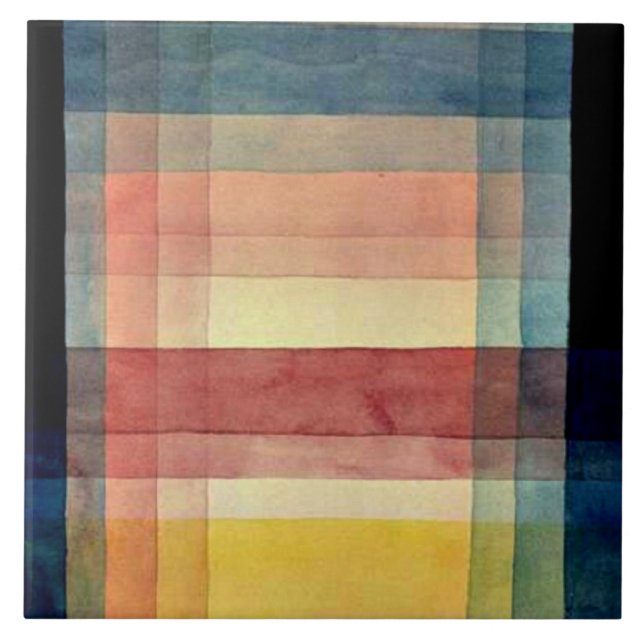 Klee - Architecture of the Plain Ceramic Tile (Front)
