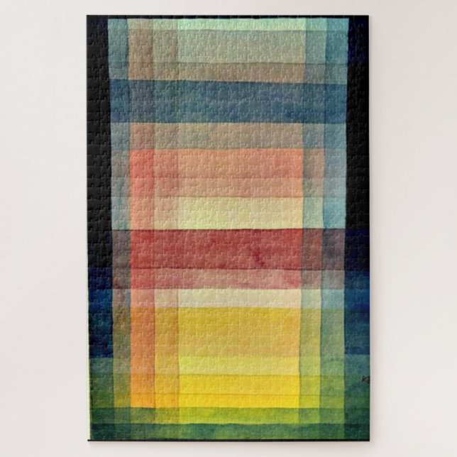 Klee - Architecture of the Plain Jigsaw Puzzle (Vertical)