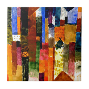 Klee - Before the Town Ceramic Tile