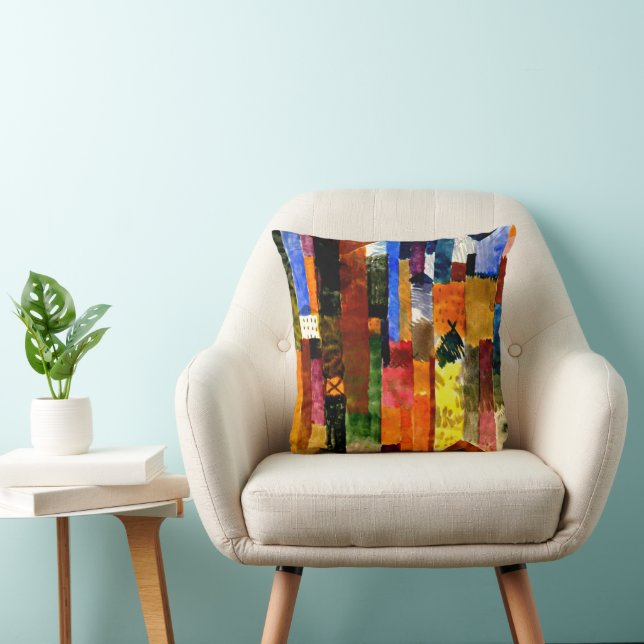 Klee - Before the Town, Cushion (Chair)