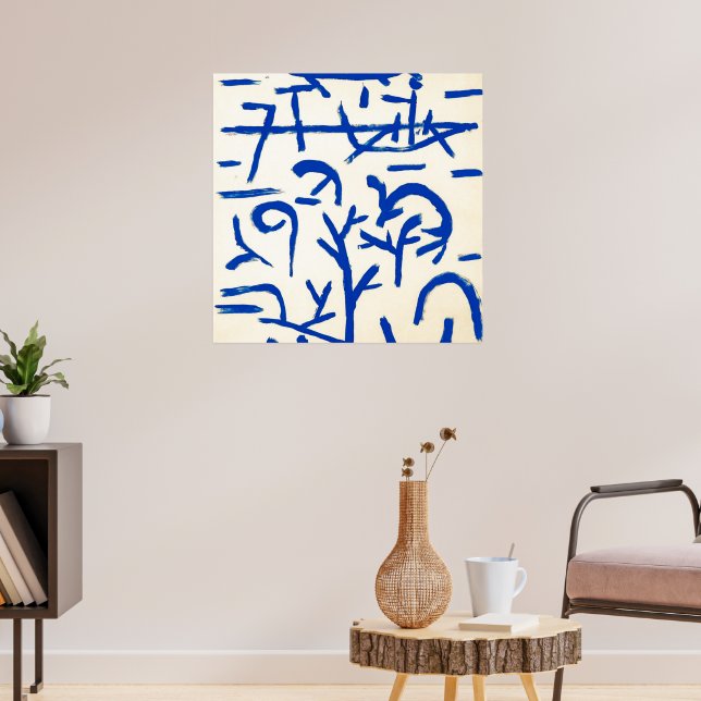 Klee - Boats in the Flood Poster (Living Room 3)