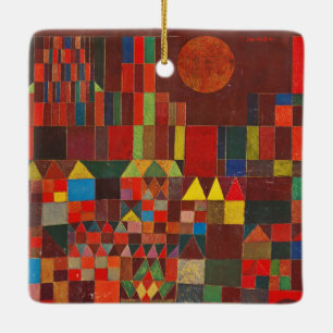 Klee - Castle and Sun Ceramic Ornament