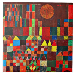 Klee - Castle and Sun Ceramic Tile