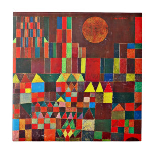 Klee - Castle and Sun Ceramic Tile