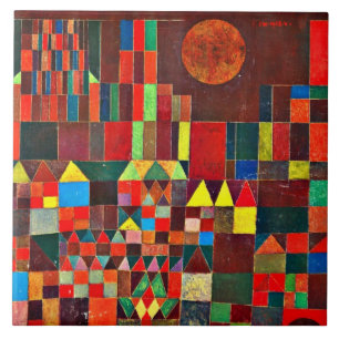 Klee - Castle and Sun Ceramic Tile