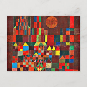 Klee - Castle and Sun Postcard