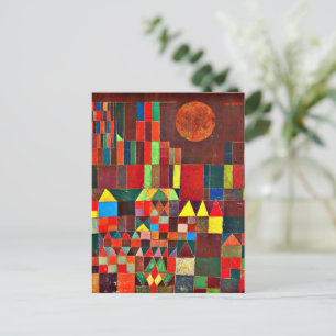 Klee - Castle and Sun Postcard