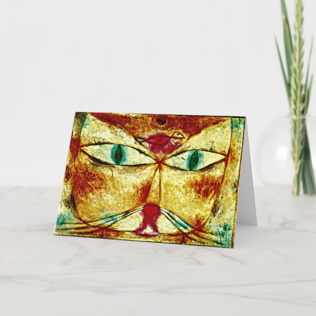 Klee - Cat and Bird Card (Front)