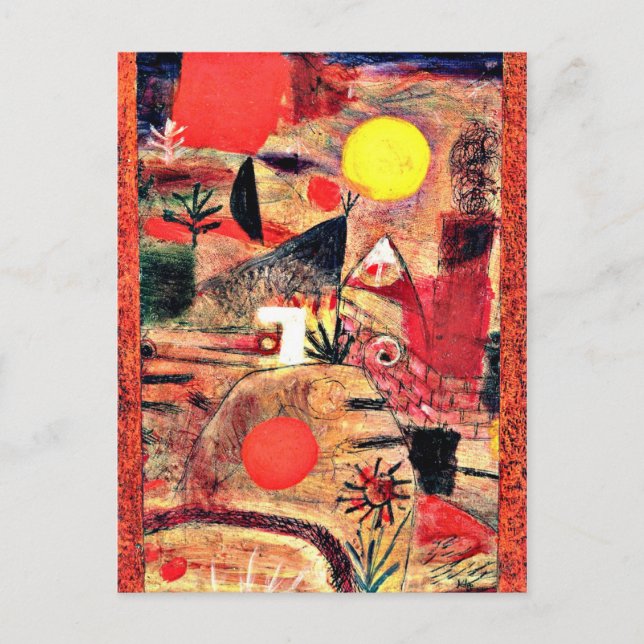 Klee - Ceremony and Sunset Postcard (Front)