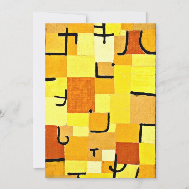 Klee - Characters in Yellow Card (Front)
