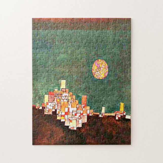 Klee - Chosen Site, abstract artwork  Jigsaw Puzzle (Vertical)