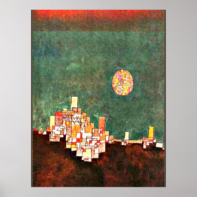 Klee - Chosen Site, abstract artwork  Poster (Front)