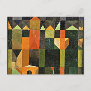 Klee - City of Towers Postcard