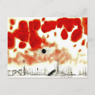 Klee - Clouds over Bor, Postcard