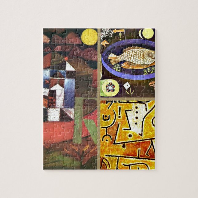 Klee Collage Jigsaw Puzzle (Vertical)
