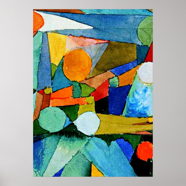 Klee - Color-Shapes Poster (Front)