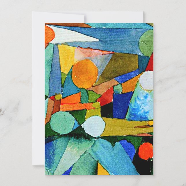 Klee - Colour-Shapes Card (Front)