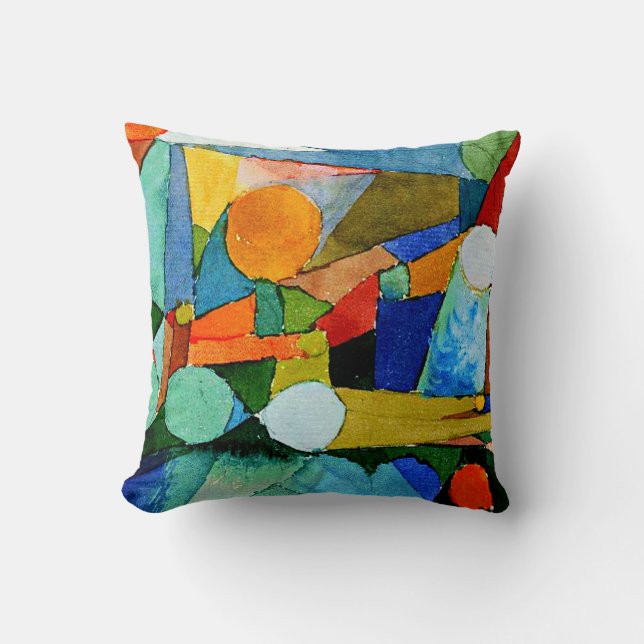 Klee - Colour-Shapes Cushion (Front)