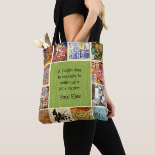 Klee - Colourful Collage Tote Bag