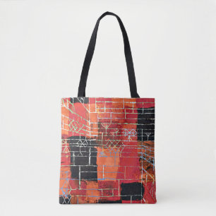 Klee - Configuration, abstract art. Tote Bag