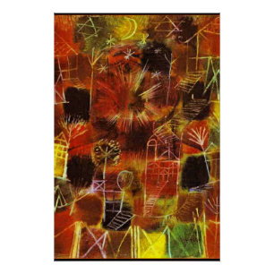 Klee - Cosmic Composition, 1919 Poster