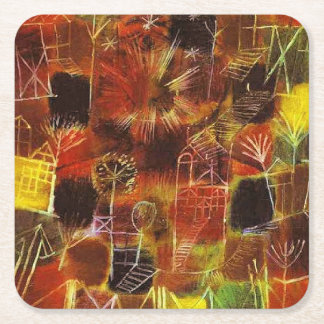 Klee - Cosmic Composition Square Paper Coaster