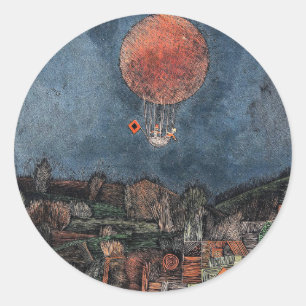 Klee - Der Luft Balloon Classic Round Sticker
