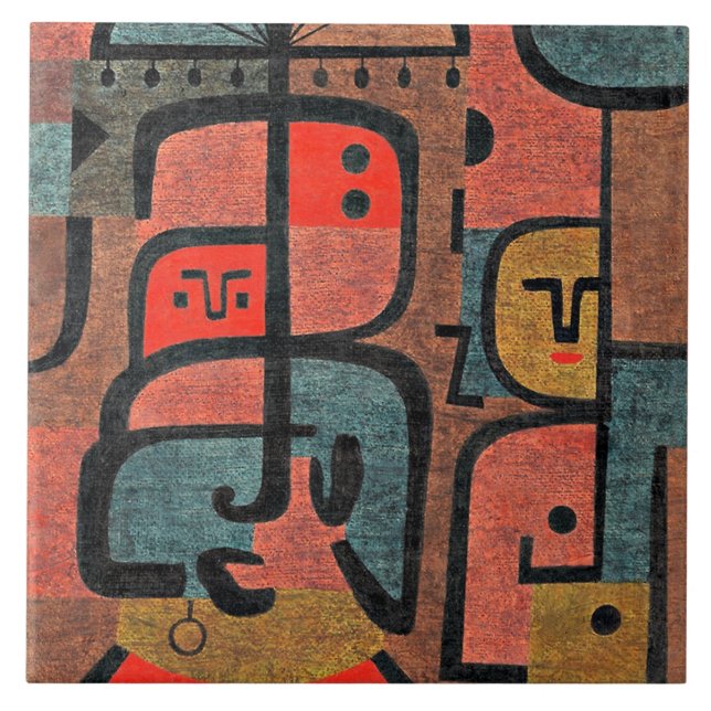 Klee - Exotics Ceramic Tile (Front)