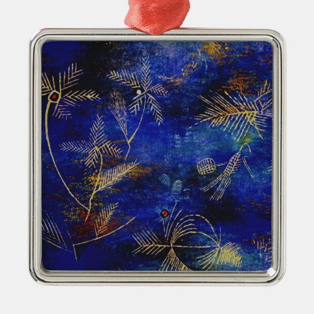 Klee - Fairy Tales, famous painting Metal Ornament (Front)