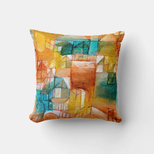 Klee - Fascade Brown-Green Cushion