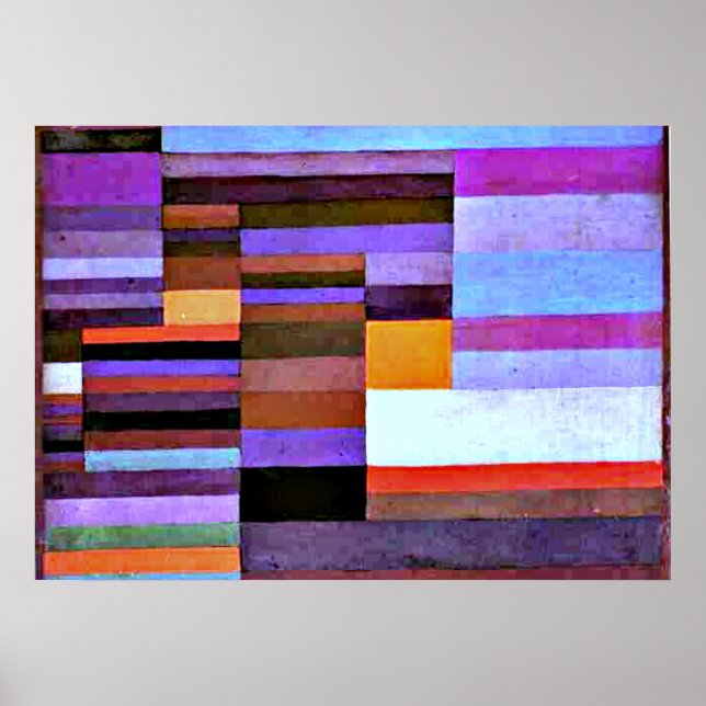 Klee - Fire Evening, 1929 Poster (Front)