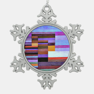 Klee - Fire Evening Snowflake Pewter Christmas Ornament