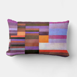 Klee - Fire in the Evening Lumbar Cushion
