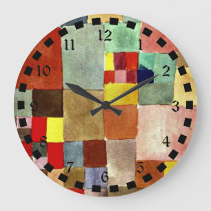 Klee: Flora on Sand Large Clock