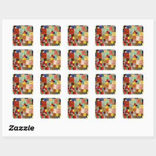 Klee - Flora on Sand Square Sticker