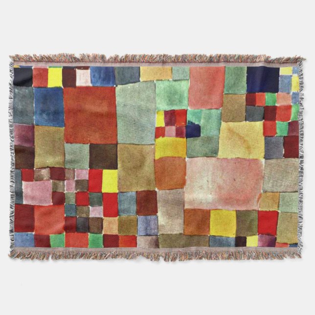 Klee - Flora on Sand Throw Blanket (Front)
