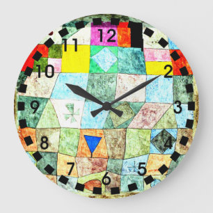 Klee - Freundliches Spiel Anagoria Large Clock