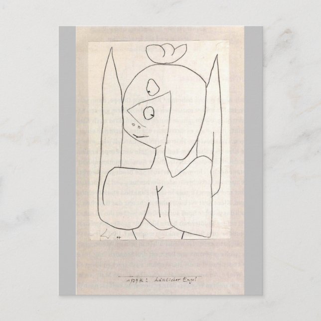 Klee - Hasslicher Engel Postcard (Front)