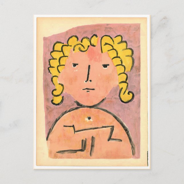 Klee - Head of a Child Postcard (Front)