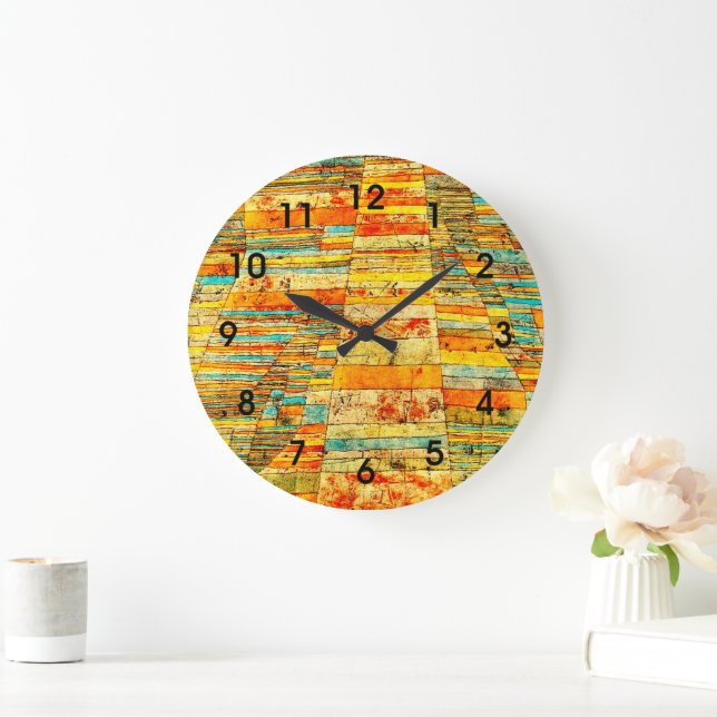 Klee - Highways and Byways Large Clock (Home)