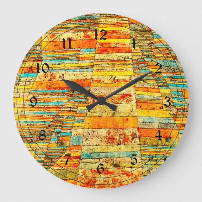 Klee - Highways and Byways Large Clock (Front)