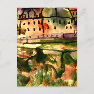 Klee - Houses Near the Gravel Pit Postcard